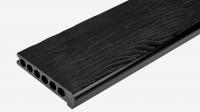 Ступень полуполнотелая Groentec 4000x175x25 мм с капиносом Антрацит